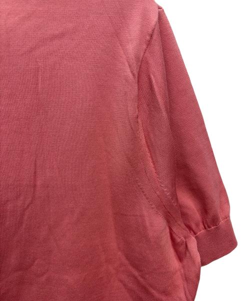 23区（ニジュウサンク）23区 (ニジュウサンク) 半袖ニット ピンク サイズ:48 未使用品の古着・服飾アイテム