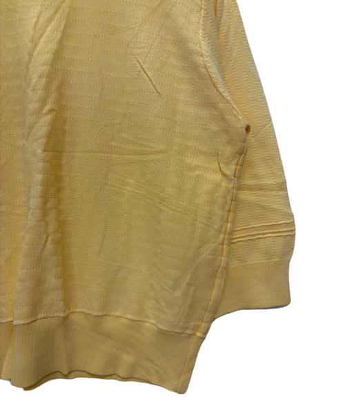 KUMIKYOKU（クミキョク）KUMIKYOKU (クミキョク) 半袖ニット イエロー サイズ:サイズ 6の古着・服飾アイテム