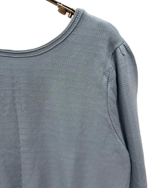 KUMIKYOKU（クミキョク）KUMIKYOKU (クミキョク) 半袖ニット ブルー サイズ:SIZE 7の古着・服飾アイテム