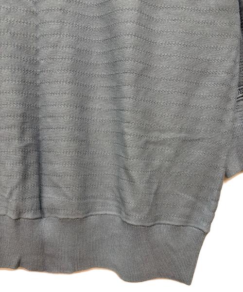 KUMIKYOKU（クミキョク）KUMIKYOKU (クミキョク) 半袖ニット ブルー サイズ:SIZE 7の古着・服飾アイテム