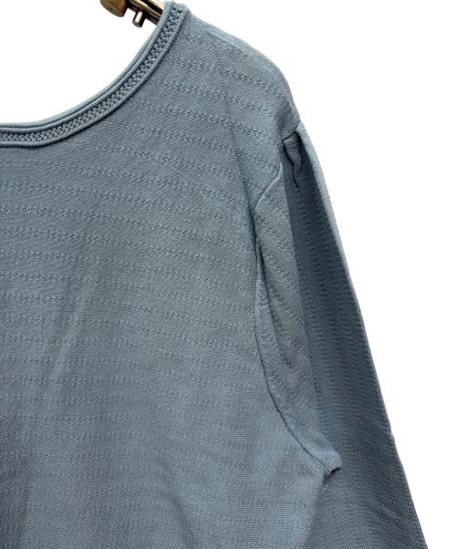 KUMIKYOKU（クミキョク）KUMIKYOKU (クミキョク) 半袖ニット ブルー サイズ:SIZE 7の古着・服飾アイテム