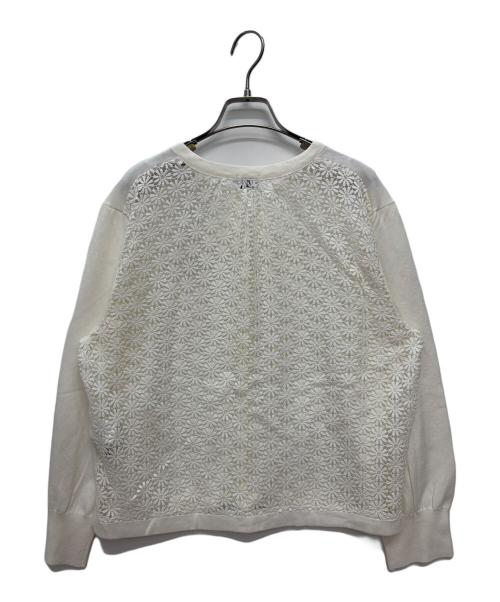 KUMIKYOKU（クミキョク）KUMIKYOKU (クミキョク) 薄手カーディガン ホワイト サイズ:SIZE 7の古着・服飾アイテム