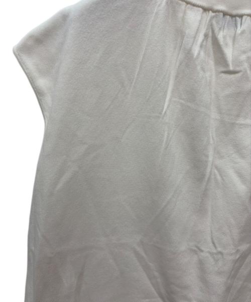 KUMIKYOKU（クミキョク）KUMIKYOKU (クミキョク) ノースリーブニット ホワイト サイズ:SIZE 7の古着・服飾アイテム