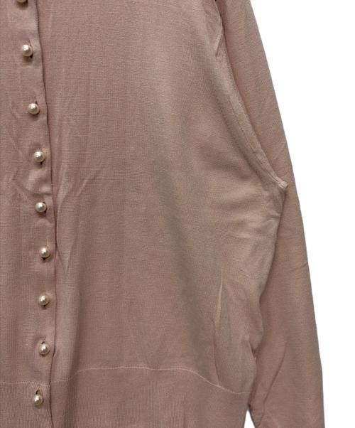 KUMIKYOKU（クミキョク）KUMIKYOKU (クミキョク) 薄手カーディガン ピンク サイズ:46 未使用品の古着・服飾アイテム