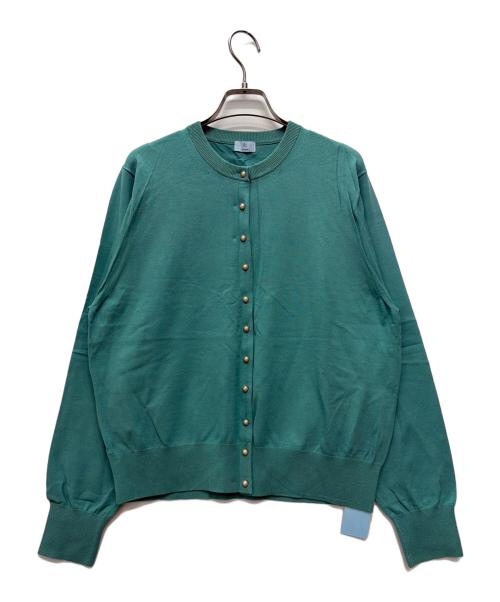 KUMIKYOKU（クミキョク）KUMIKYOKU (クミキョク) 薄手カーディガン グリーン サイズ:7の古着・服飾アイテム