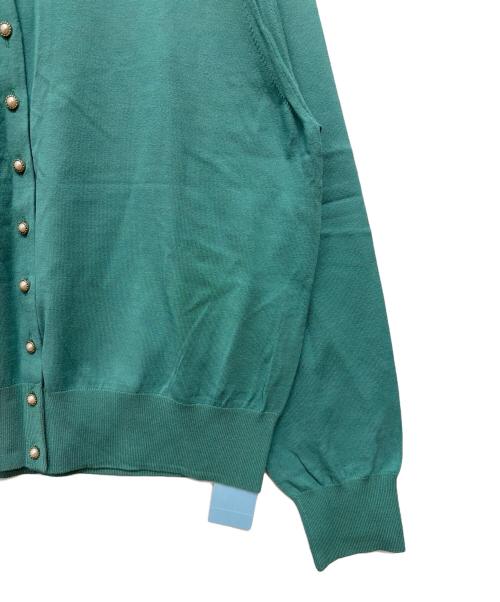 KUMIKYOKU（クミキョク）KUMIKYOKU (クミキョク) 薄手カーディガン グリーン サイズ:7の古着・服飾アイテム