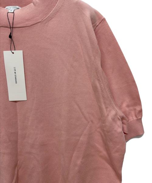 23区（ニジュウサンク）23区 (ニジュウサンク) 半袖ニット ピンク サイズ:48 未使用品の古着・服飾アイテム