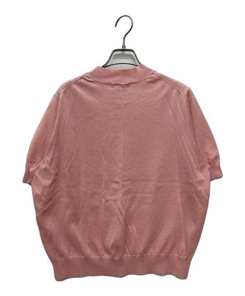 23区（ニジュウサンク）23区 (ニジュウサンク) 半袖ニット ピンク サイズ:48 未使用品の古着・服飾アイテム