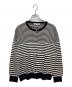 23区（ニジュウサンク）の古着「薄手カーディガン」｜ブラック×ホワイト