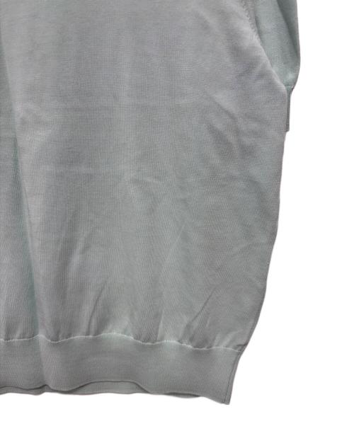 23区（ニジュウサンク）23区 (ニジュウサンク) 半袖ニット グリーン サイズ:48 未使用品の古着・服飾アイテム