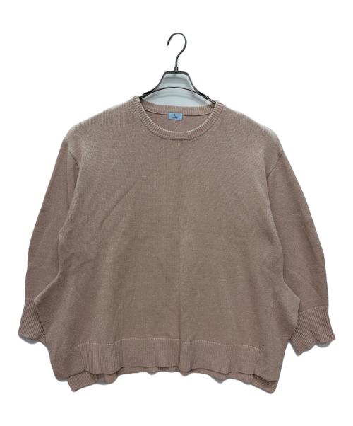 KUMIKYOKU（クミキョク）KUMIKYOKU (クミキョク) SOBANEラメプルオーバーニット ピンク サイズ:17号の古着・服飾アイテム