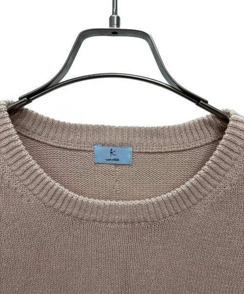 KUMIKYOKU（クミキョク）KUMIKYOKU (クミキョク) SOBANEラメプルオーバーニット ピンク サイズ:17号の古着・服飾アイテム
