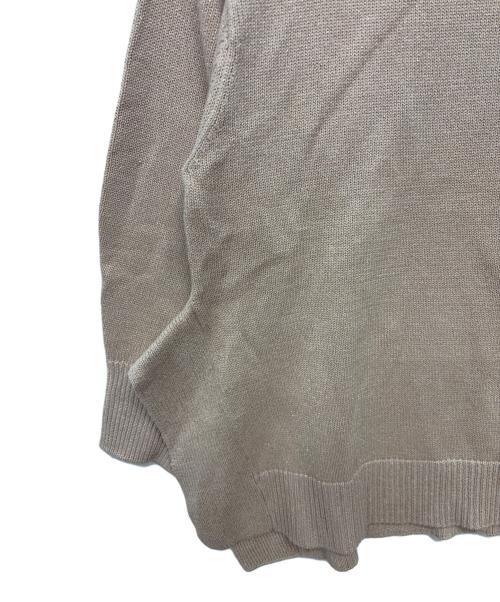 KUMIKYOKU（クミキョク）KUMIKYOKU (クミキョク) SOBANEラメプルオーバーニット ピンク サイズ:17号の古着・服飾アイテム