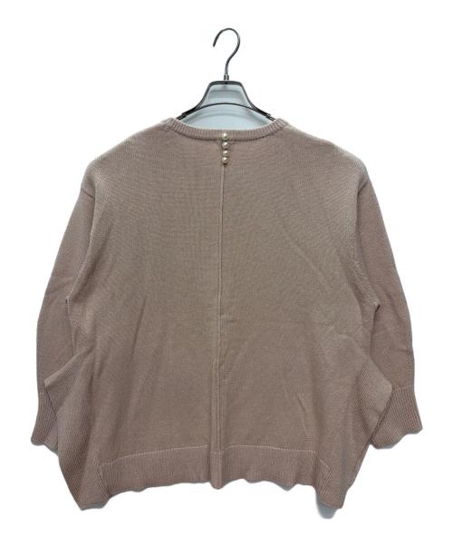 KUMIKYOKU（クミキョク）KUMIKYOKU (クミキョク) SOBANEラメプルオーバーニット ピンク サイズ:17号の古着・服飾アイテム