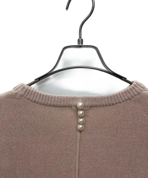 KUMIKYOKU（クミキョク）KUMIKYOKU (クミキョク) SOBANEラメプルオーバーニット ピンク サイズ:17号の古着・服飾アイテム