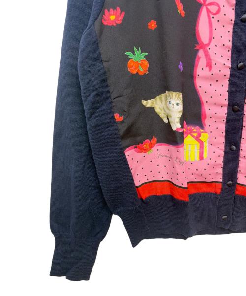 franche lippee（フランシュリッペ）franche lippee (フランシュリッペ) 薄手カーディガン ネイビー サイズ:FL5 未使用品の古着・服飾アイテム