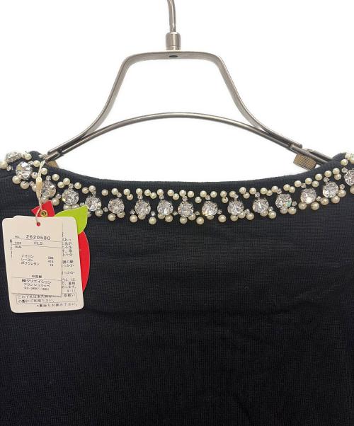franche lippee（フランシュリッペ）franche lippee (フランシュリッペ) 厚手ニット ブラック サイズ:F5L 未使用品の古着・服飾アイテム