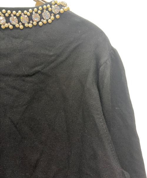 franche lippee（フランシュリッペ）franche lippee (フランシュリッペ) 厚手ニット ブラック サイズ:F5L 未使用品の古着・服飾アイテム