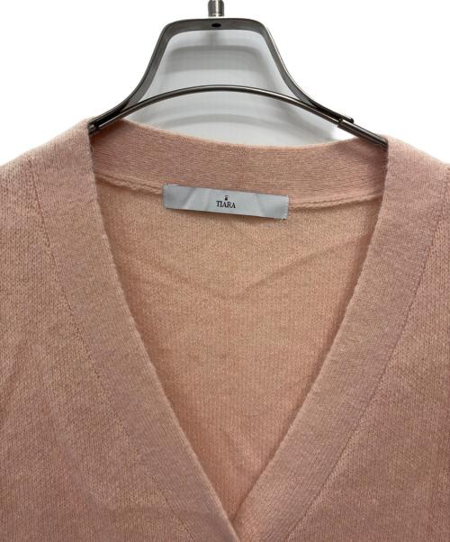 TIARA（ティアラ）TIARA (ティアラ) 厚手カーディガン ピンク サイズ:不明 未使用品の古着・服飾アイテム