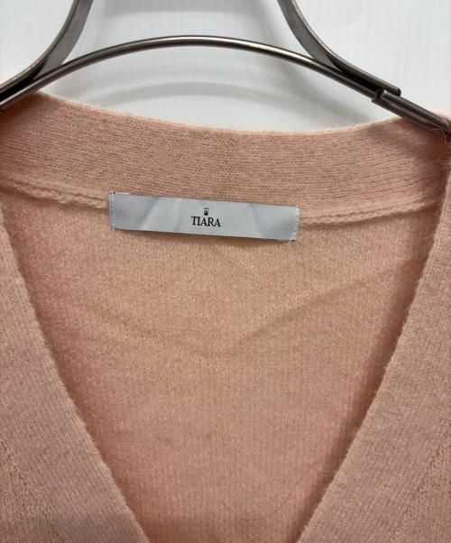 TIARA（ティアラ）TIARA (ティアラ) 厚手カーディガン ピンク サイズ:不明 未使用品の古着・服飾アイテム