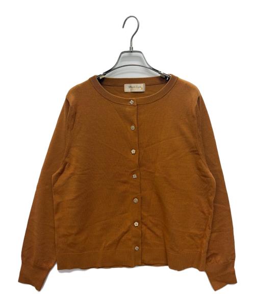 franche lippee（フランシュリッペ）franche lippee (フランシュリッペ) 薄手カーディガン ブラウン サイズ:3L 未使用品の古着・服飾アイテム