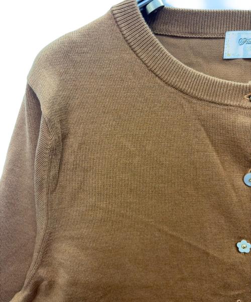 franche lippee（フランシュリッペ）franche lippee (フランシュリッペ) 薄手カーディガン ブラウン サイズ:3L 未使用品の古着・服飾アイテム
