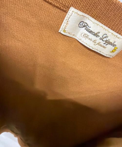 franche lippee（フランシュリッペ）franche lippee (フランシュリッペ) 薄手カーディガン ブラウン サイズ:3L 未使用品の古着・服飾アイテム