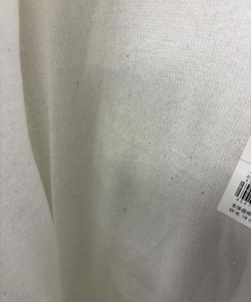 KUMIKYOKU（クミキョク）KUMIKYOKU (クミキョク) 薄手カーディガン ホワイト サイズ:6 未使用品の古着・服飾アイテム