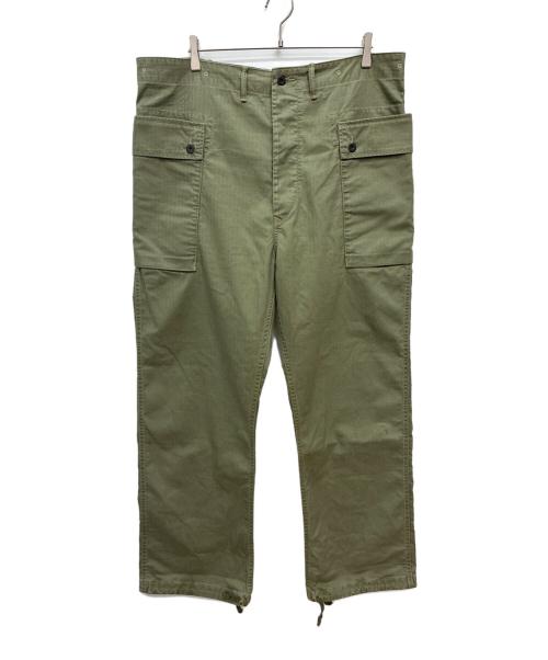 RRL（ダブルアールエル）RRL (ダブルアールエル) Herringbone Field カーゴパンツ グリーン サイズ:W38×L32の古着・服飾アイテム
