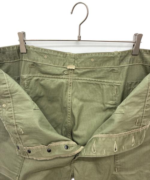 RRL（ダブルアールエル）RRL (ダブルアールエル) Herringbone Field カーゴパンツ グリーン サイズ:W38×L32の古着・服飾アイテム