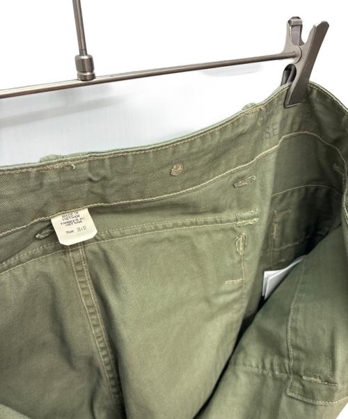 RRL（ダブルアールエル）RRL (ダブルアールエル) Herringbone Field カーゴパンツ グリーン サイズ:W38×L32の古着・服飾アイテム