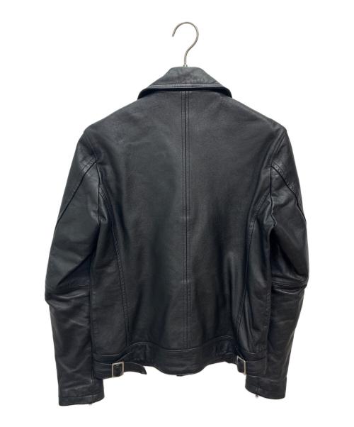 JACKROSE（ジャックローズ）JACKROSE (ジャックローズ) 山羊革 レザーライダースジャケット ブラック サイズ:SIZE 2の古着・服飾アイテム