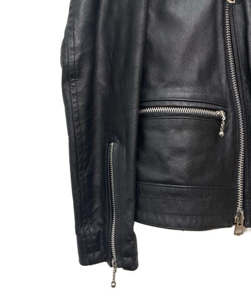 JACKROSE（ジャックローズ）JACKROSE (ジャックローズ) 山羊革 レザーライダースジャケット ブラック サイズ:SIZE 2の古着・服飾アイテム