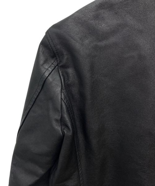JACKROSE（ジャックローズ）JACKROSE (ジャックローズ) 山羊革 レザーライダースジャケット ブラック サイズ:SIZE 2の古着・服飾アイテム
