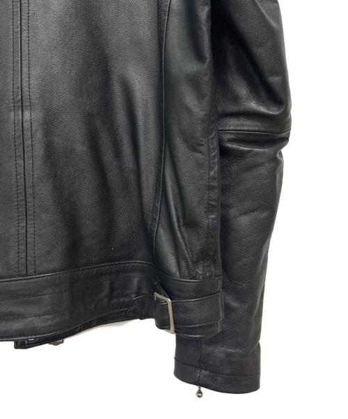 JACKROSE（ジャックローズ）JACKROSE (ジャックローズ) 山羊革 レザーライダースジャケット ブラック サイズ:SIZE 2の古着・服飾アイテム