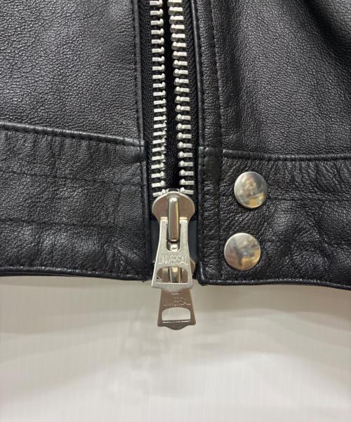 JACKROSE（ジャックローズ）JACKROSE (ジャックローズ) 山羊革 レザーライダースジャケット ブラック サイズ:SIZE 2の古着・服飾アイテム