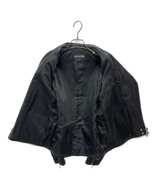 JACKROSE（ジャックローズ）JACKROSE (ジャックローズ) 山羊革 レザーライダースジャケット ブラック サイズ:SIZE 2の古着・服飾アイテム