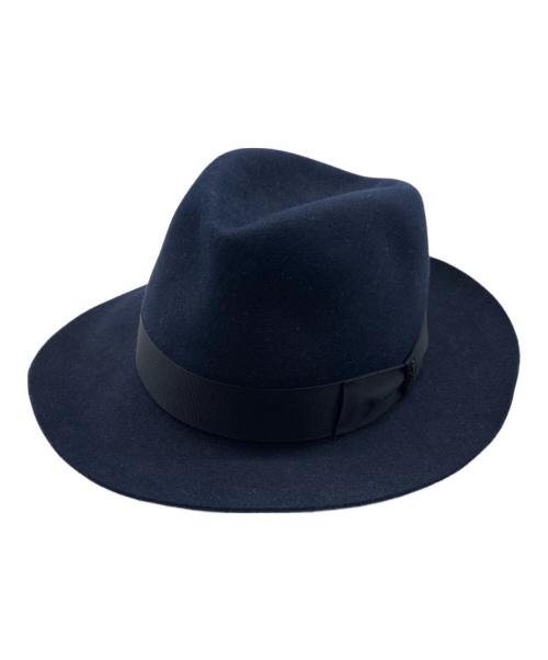 BORSALINO（ボルサリーノ）BORSALINO (ボルサリーノ) ラビット フェルトハット ネイビー サイズ:不明の古着・服飾アイテム