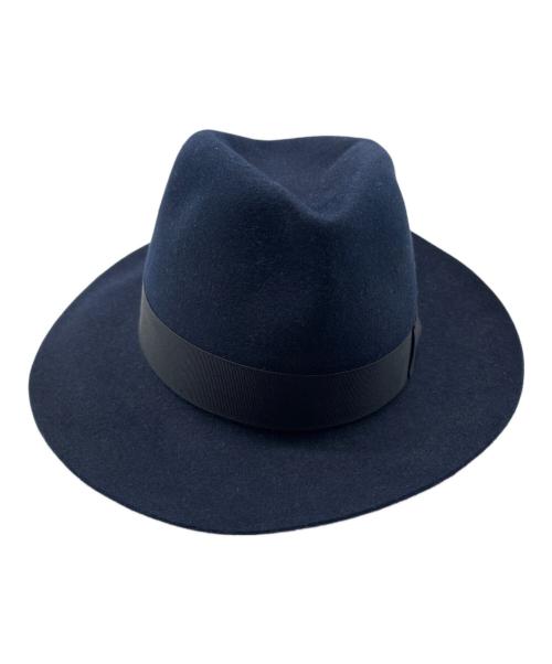 BORSALINO（ボルサリーノ）BORSALINO (ボルサリーノ) ラビット フェルトハット ネイビー サイズ:不明の古着・服飾アイテム