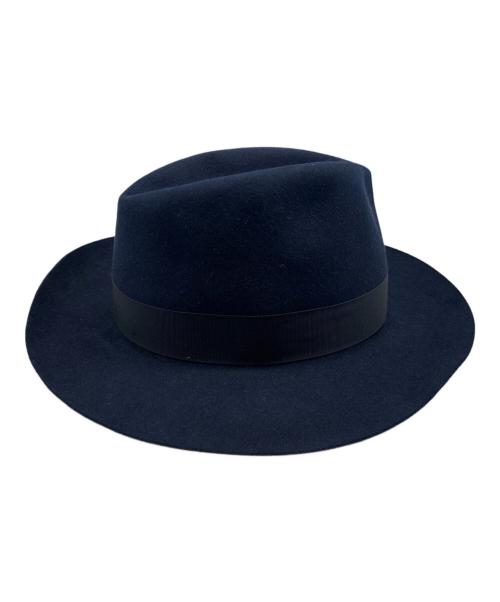 BORSALINO（ボルサリーノ）BORSALINO (ボルサリーノ) ラビット フェルトハット ネイビー サイズ:不明の古着・服飾アイテム