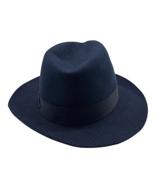 BORSALINO（ボルサリーノ）BORSALINO (ボルサリーノ) ラビット フェルトハット ネイビー サイズ:不明の古着・服飾アイテム