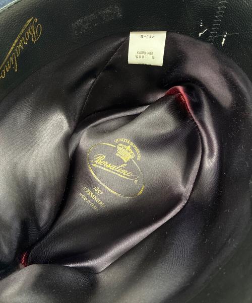 BORSALINO（ボルサリーノ）BORSALINO (ボルサリーノ) ラビット フェルトハット ネイビー サイズ:不明の古着・服飾アイテム