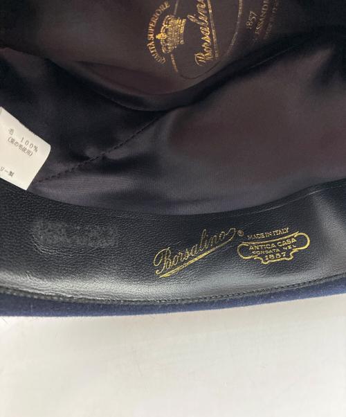 BORSALINO（ボルサリーノ）BORSALINO (ボルサリーノ) ラビット フェルトハット ネイビー サイズ:不明の古着・服飾アイテム