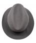 中古・古着 BORSALINO (ボルサリーノ) 中折れハット グレー サイズ:57：7000円