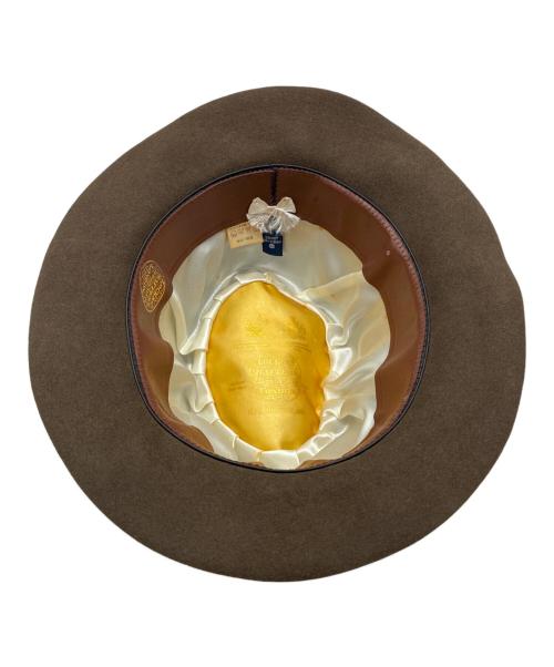 LOCK & Co. HATTERS（ロック・アンド・コー・ハッターズ）lock & co. hatters (ロック・アンド・コー・ハッターズ) 中折れハット ブラウン サイズ:EUR58の古着・服飾アイテム