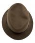 中古・古着 lock & co. hatters (ロック・アンド・コー・ハッターズ) 中折れハット ブラウン サイズ:EUR58：5000円