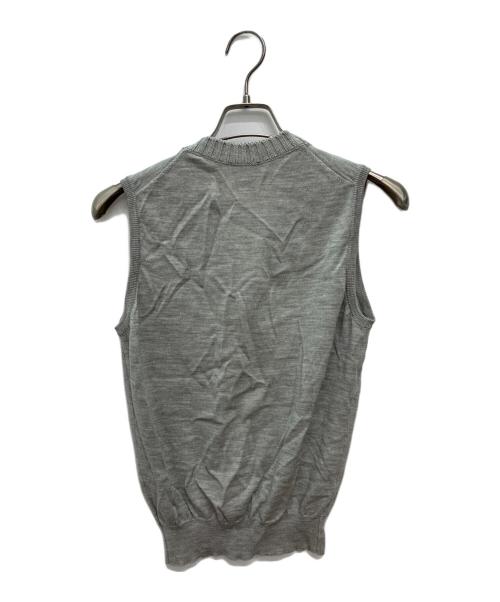 Cruciani（クルチアーニ）CRUCIANI (クルチアーニ) ウールニットベスト ライトグレー サイズ:SIZE 44の古着・服飾アイテム
