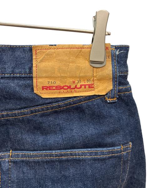 RESOLUTE（リゾルト）RESOLUTE (リゾルト) 710 デニムパンツ インディゴ サイズ:W33×L30の古着・服飾アイテム