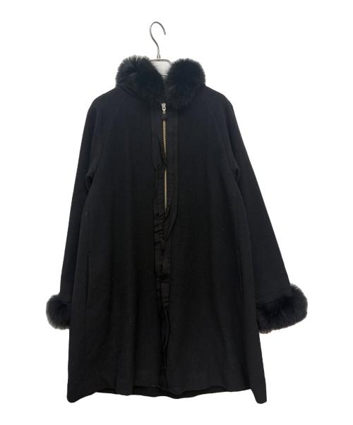 LANVIN（ランバン）LANVIN (ランバン) ロングコート ブラック サイズ:38の古着・服飾アイテム