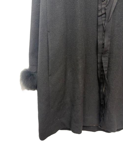 LANVIN（ランバン）LANVIN (ランバン) ロングコート ブラック サイズ:38の古着・服飾アイテム